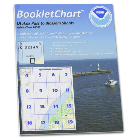 Historical NOAA Booklet Chart 16088: Utukok Pass to Blossom Shoals - Life Raft Professionals