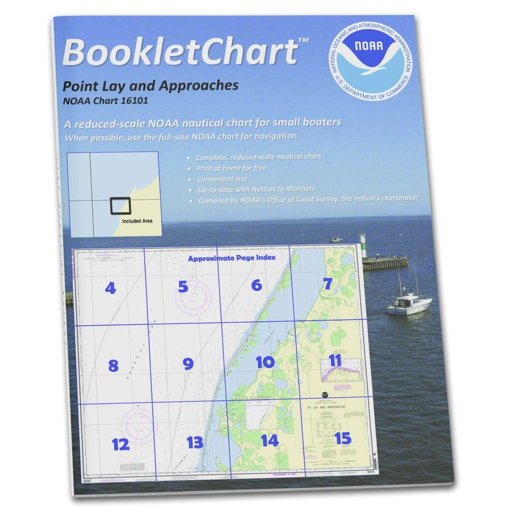 Historical NOAA Booklet Chart 16101: Pt. Lay and approaches - Life Raft Professionals