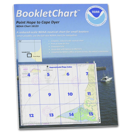 Historical NOAA Booklet Chart 16123: Point Hope to Cape Dyer - Life Raft Professionals