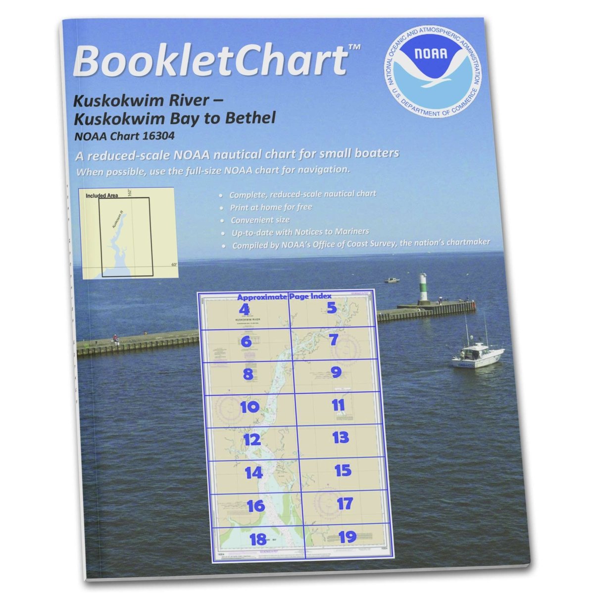 Historical NOAA Booklet Chart 16304: Kuskokwim Bay to Bethel – Life ...
