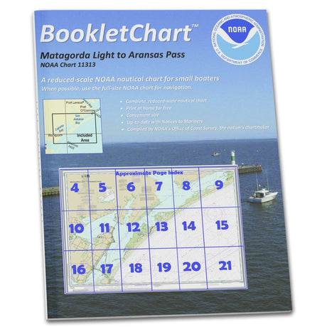 Historical NOAA BookletChart 11313: Matagorda Light to Aransas Pass - Life Raft Professionals