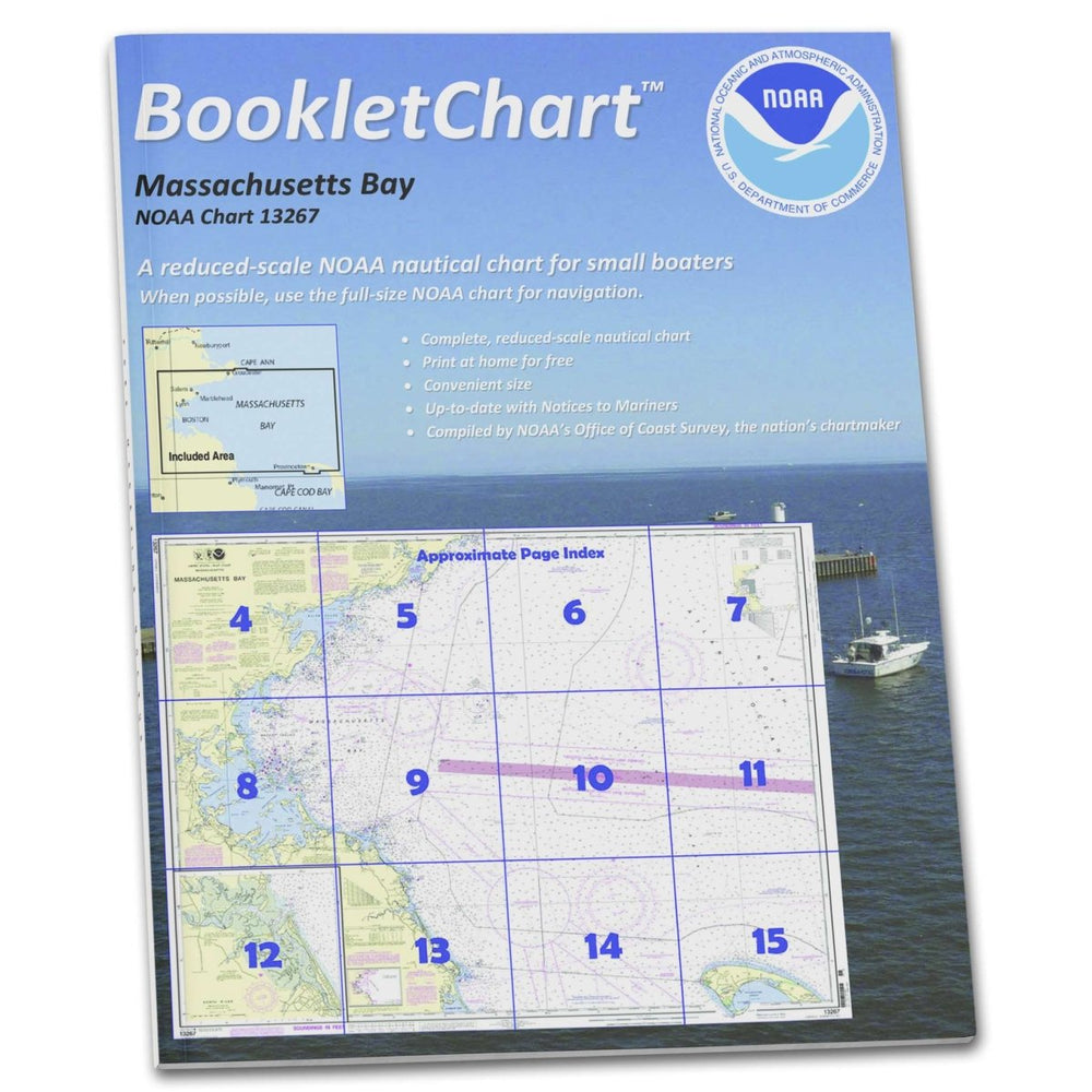 Historical NOAA BookletChart 13267: Massachusetts Bay; North River - Life Raft Professionals