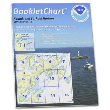 Historical NOAA BookletChart 16595: Kodiak and St. Paul Harbors; Kodiak Harbor - Life Raft Professionals