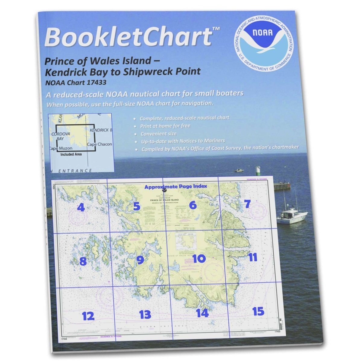 Kendrick Plot Raft Historical NOAA BookletChart 17433: Kendrick Bay to Shipwreck Point ...