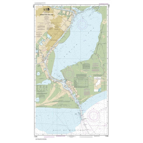 Historical NOAA Chart 11342: Sabine Pass and Lake - Life Raft Professionals