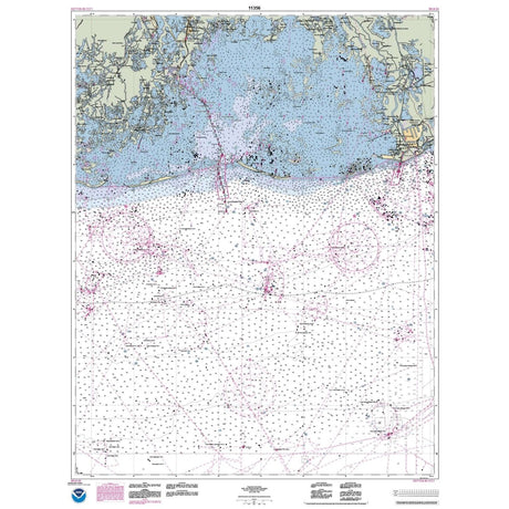 Historical NOAA Chart 11356: Isles Dernieres to Point au Fer - Life Raft Professionals