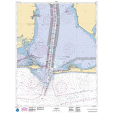 Historical NOAA Chart 11377: Mobile Bay Approaches and Lower Half - Life Raft Professionals