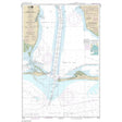 Historical NOAA Chart 11377: Mobile Bay Approaches and Lower Half - Life Raft Professionals