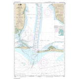 Historical NOAA Chart 11377: Mobile Bay Approaches and Lower Half - Life Raft Professionals