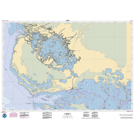 Historical NOAA Chart 11433: Everglades National Park Whitewater Bay - Life Raft Professionals