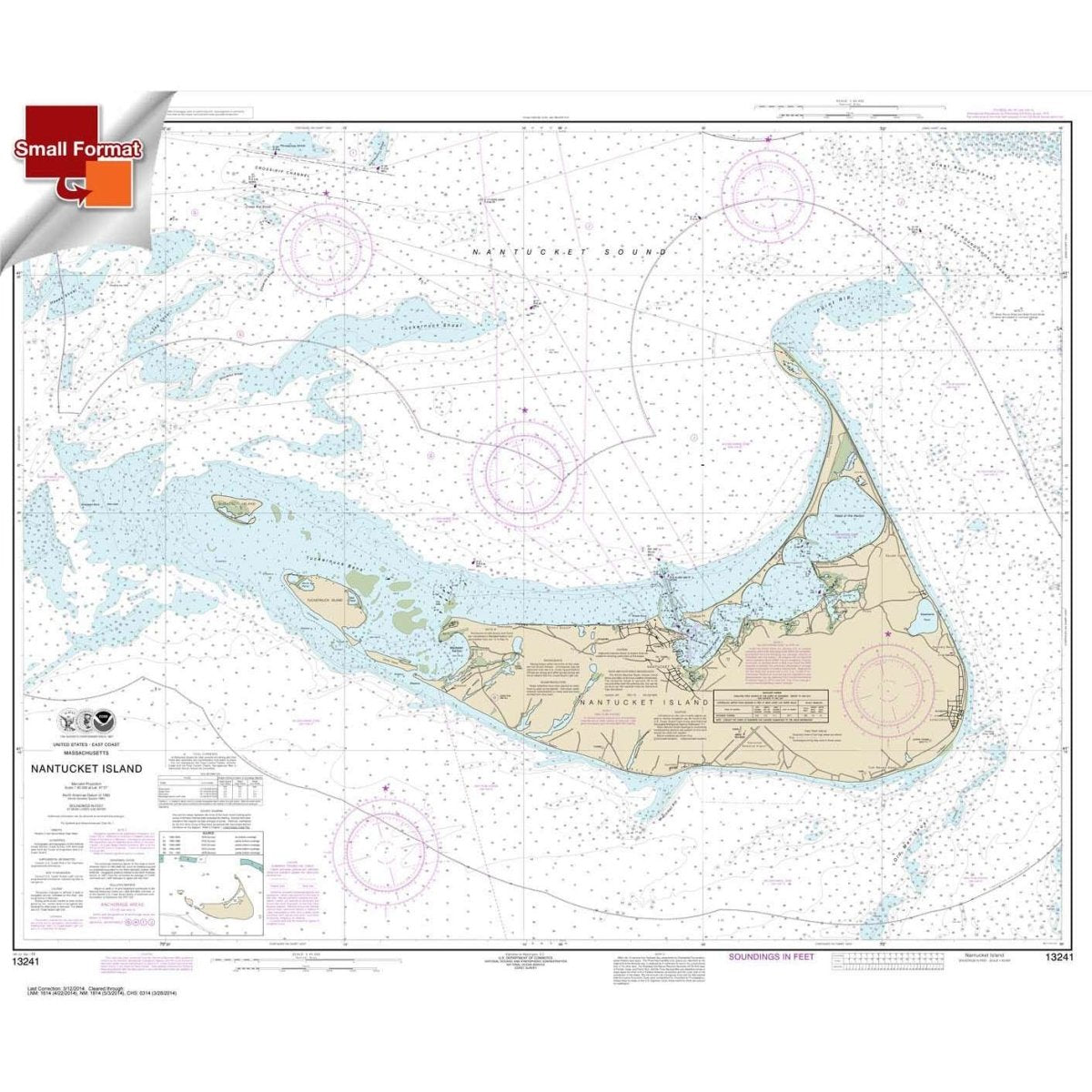 Historical NOAA Chart 13241: Nantucket Island - Life Raft Professionals