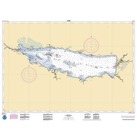 Historical NOAA Chart 14788: Oneida Lake - Lock 22 to Lock 23 - Life Raft Professionals