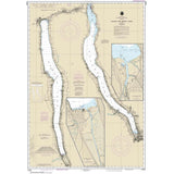 Historical NOAA Chart 14791: Cayuga and Seneca Lakes; Watkins Glen; Ithaca - Life Raft Professionals