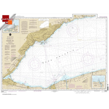 Historical NOAA Chart 14810: Olcott Harbor to Toronto; Olcott and Wilson Harbors - Life Raft Professionals
