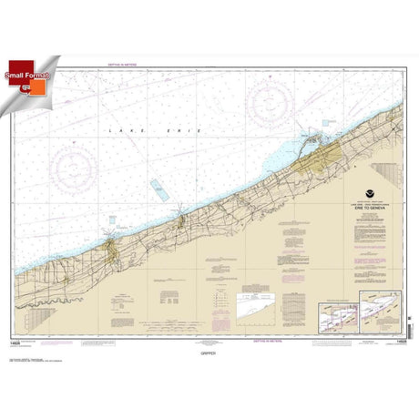 Historical NOAA Chart 14828: Erie to Geneva - Life Raft Professionals