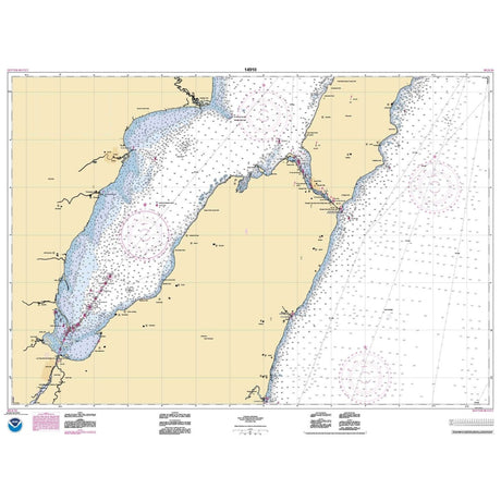 HISTORICAL NOAA Chart 14910: Lower Green Bay; Oconto Harbor; Algoma - Life Raft Professionals