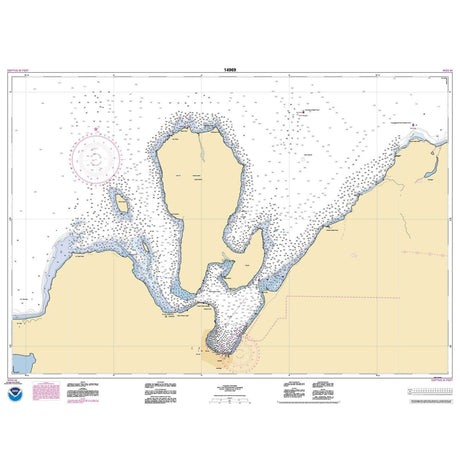Historical NOAA Chart 14969: Munising Harbor and Approaches; Munising Harbor - Life Raft Professionals