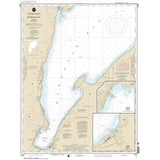 Historical NOAA Chart 14971: Keweenaw Bay; L'Anse and Baraga Harbors - Life Raft Professionals