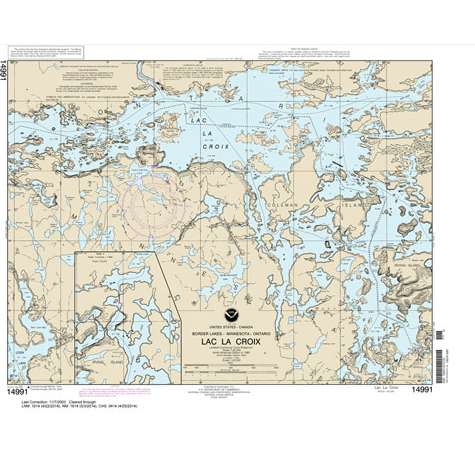 La Rocca Chart Historical NOAA Chart 14991: Lac la Croix – Life Raft Professionals