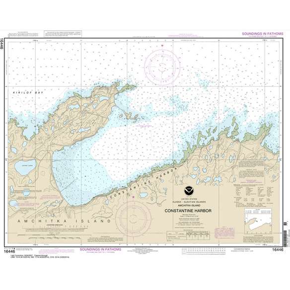 Historical NOAA Chart 16446: Constantine Harbor: Amchitka Island – Life ...