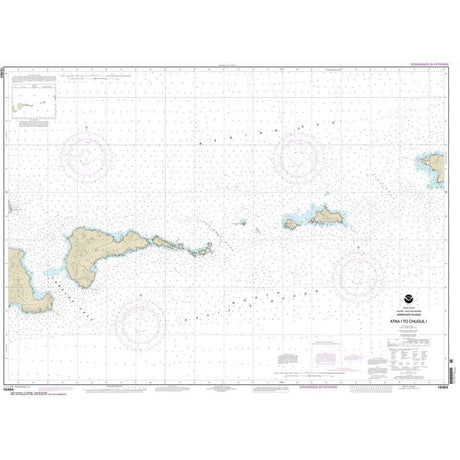 Historical NOAA Chart 16484: Atka Island to Chugul Island Atka Island - Life Raft Professionals