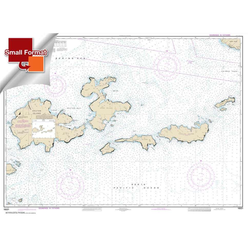 Historical NOAA Chart 16531: Krenitzan Islands - Life Raft Professionals