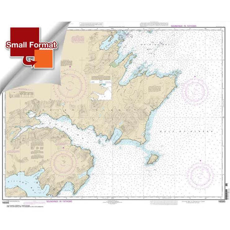 Historical NOAA Chart 16593: Chiniak Bay to Dangerous Cape - Life Raft Professionals