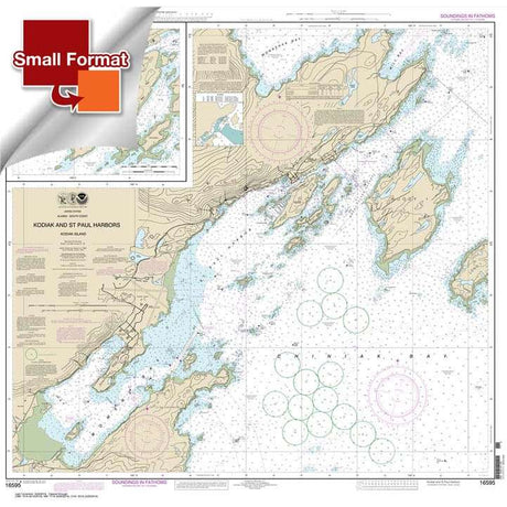 Historical NOAA Chart 16595: Kodiak and St. Paul harbors; Kodiak Harbor - Life Raft Professionals