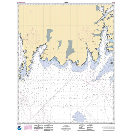 Historical NOAA Chart 16683: Point Elrington to Cape Resurrection - Life Raft Professionals