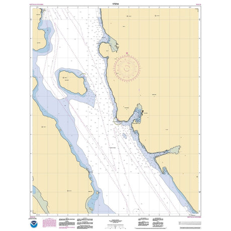 Historical NOAA Chart 17314: Slocum and Limestone Inlets and Taku Harbor - Life Raft Professionals