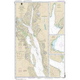 Historical NOAA Chart 17317: Lynn Canal-Point Sherman to Skagway;Lutak Inlet;Skagway and Nahku Bay;Portage Cove: Chilkoot Inlet - Life Raft Professionals