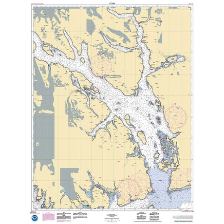 Historical NOAA Chart 17318: Glacier Bay; Bartlett Cove - Life Raft Professionals