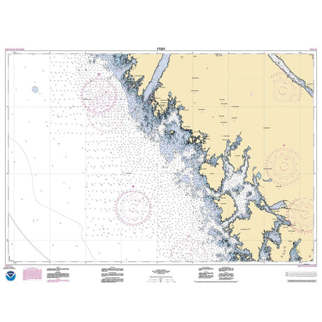 Historical NOAA Chart 17321: Cape Edward to Lisianski Strait: Chichagof Island - Life Raft Professionals