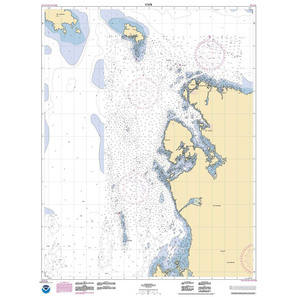 Historical NOAA Chart 17378: Port Protection: Prince of Wales Island - Life Raft Professionals