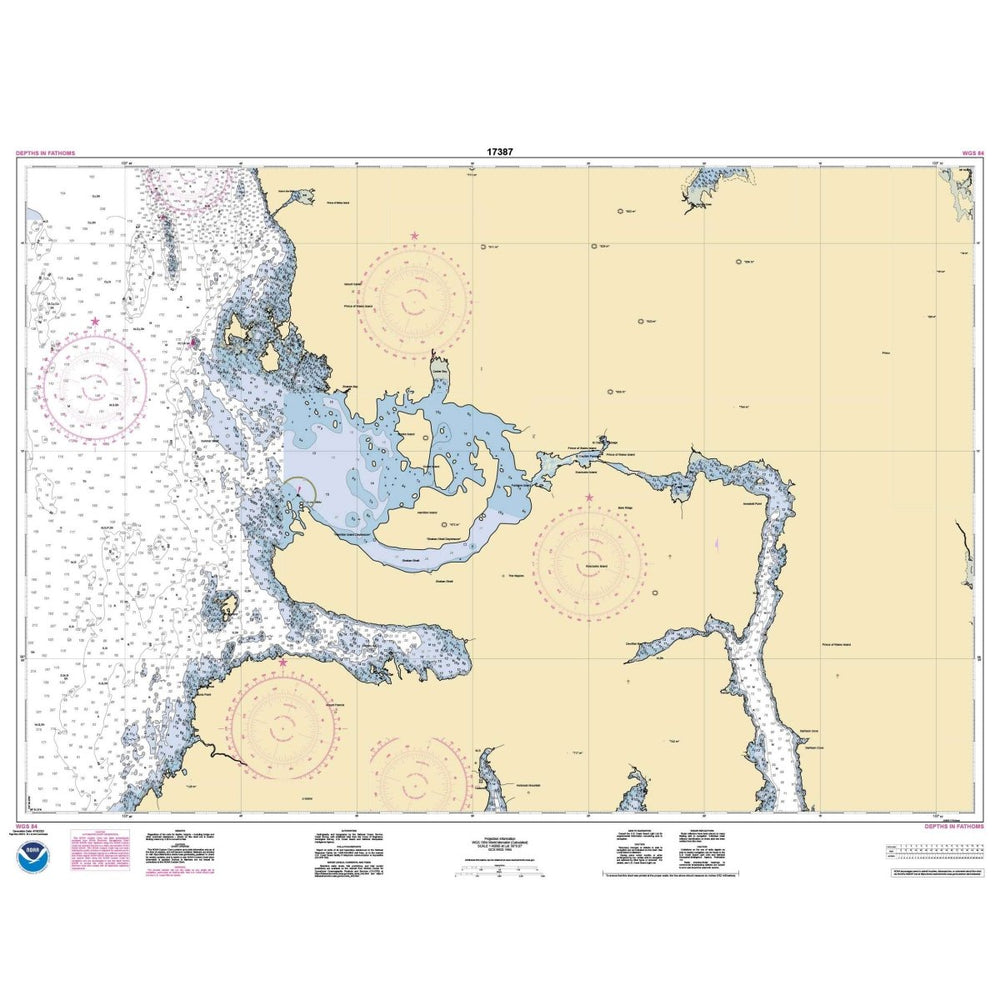 Historical NOAA Chart 17387: Shakan and Shipley Bays and Part of El Capitan Passage; El Capitan Pasage: Dry Pass to Shakan Strait - Life Raft Professionals