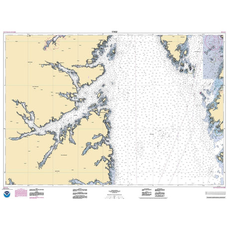 Historical NOAA Chart 17432: Clarence Strait and Moira Sound - Life Raft Professionals