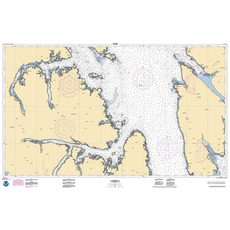 Historical NOAA Chart 17436: Clarence Strait: Cholmondeley Sound and Skowl Arm - Life Raft Professionals