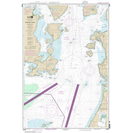 Historical NOAA Chart 18429: Rosario Strait-southern part - Life Raft Professionals