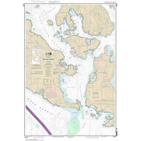 Historical NOAA Chart 18434: San Juan Channel - Life Raft Professionals