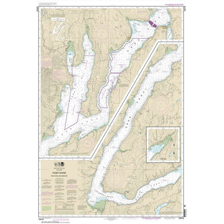 Historical NOAA Chart 18476: Puget Sound-Hood Canal and Dabob Bay - Life Raft Professionals
