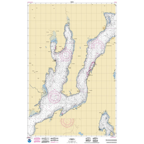 Historical NOAA Chart 18476: Puget Sound-Hood Canal and Dabob Bay - Life Raft Professionals
