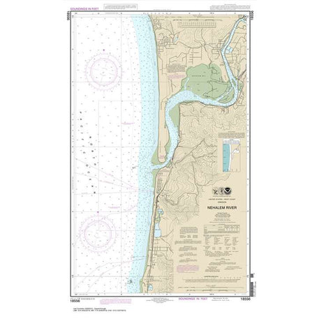 Historical NOAA Chart 18556: Nehalem River - Life Raft Professionals