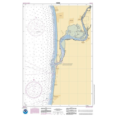 Historical NOAA Chart 18556: Nehalem River - Life Raft Professionals