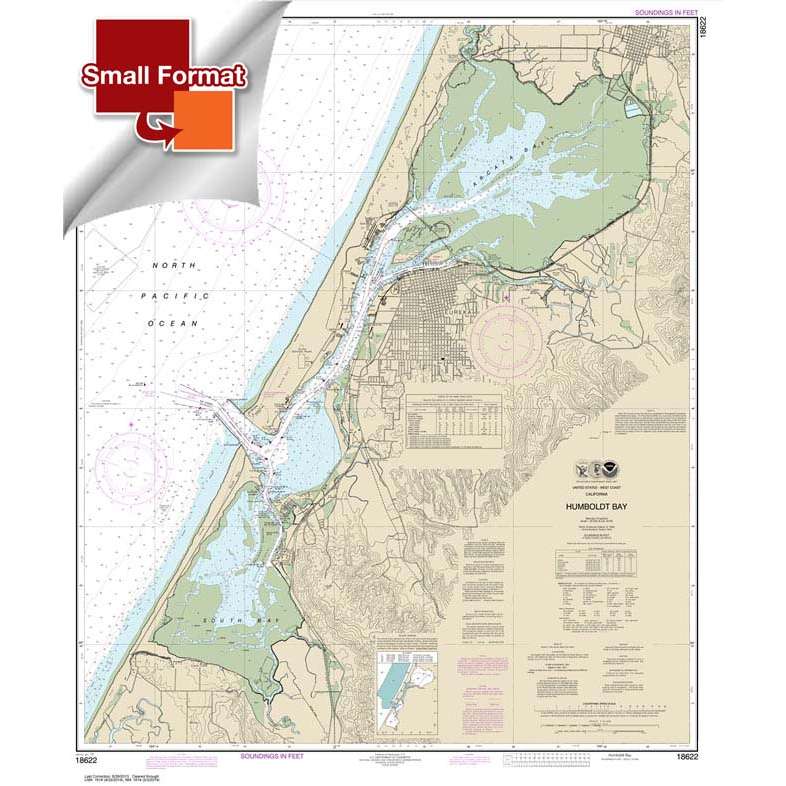 Historical NOAA Chart 18622: Humboldt Bay - Life Raft Professionals