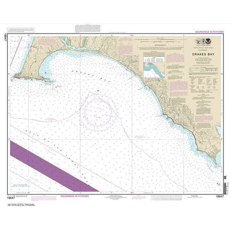 Historical NOAA Chart 18647: Drakes Bay - Life Raft Professionals