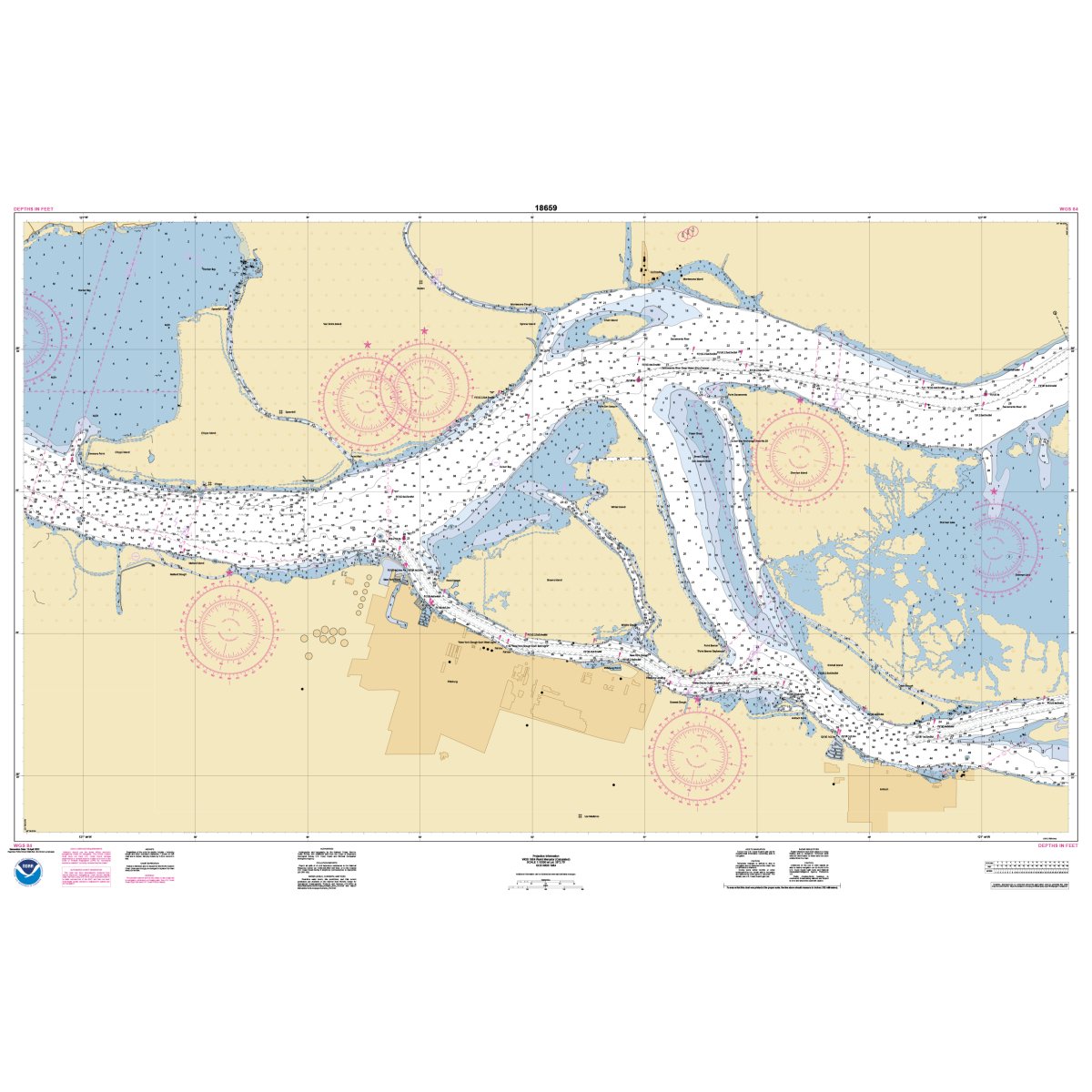 Historical NOAA Chart 18659: SUISUN BAY-Mallard Island to Antioch - Life Raft Professionals