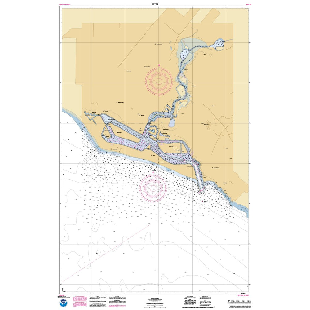 Historical NOAA Chart 18754: Newport Bay - Life Raft Professionals