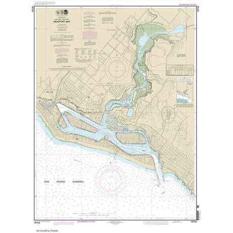 Historical NOAA Chart 18754: Newport Bay - Life Raft Professionals