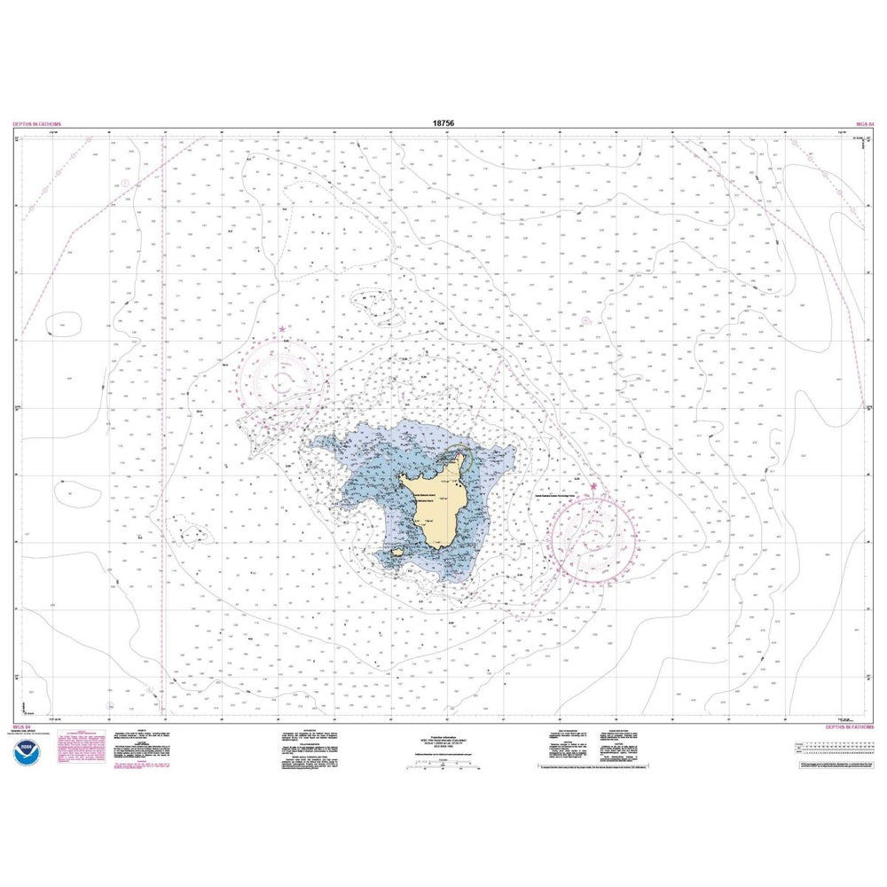 Historical NOAA Chart 18756: Santa Barbara Island - Life Raft Professionals