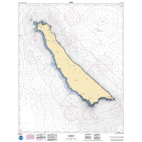 Historical NOAA Chart 18762: San Clemente Island - Life Raft Professionals